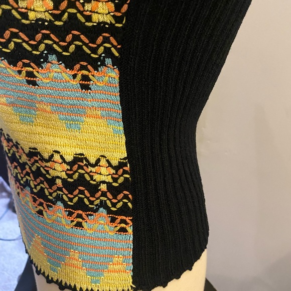 Vintage CHRISTIAN LACROIX,BAZAR abstract pattern,cardigan sweater like new - Picture 12 of 15